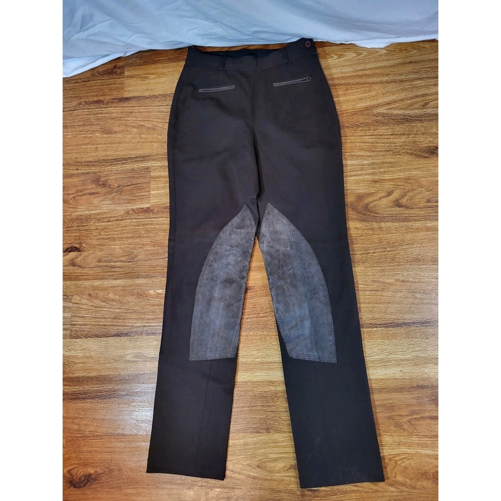 Vintage Votre Nom Brown Size 4 Suade Patch Pants